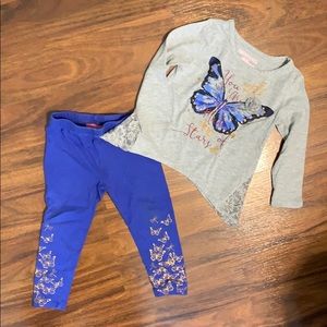 Cute butterfly outfit for 24 month old